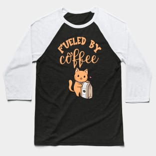 Fueled By Coffee Baseball T-Shirt